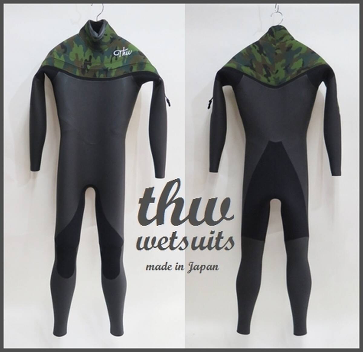 5×3㎜セミドライ/ロングチェストジップ【thw wetsuits】最新軽量伸縮起毛素材 【カラーオーダー】 4 ウェットスーツ/サンセットサーフ _画像10