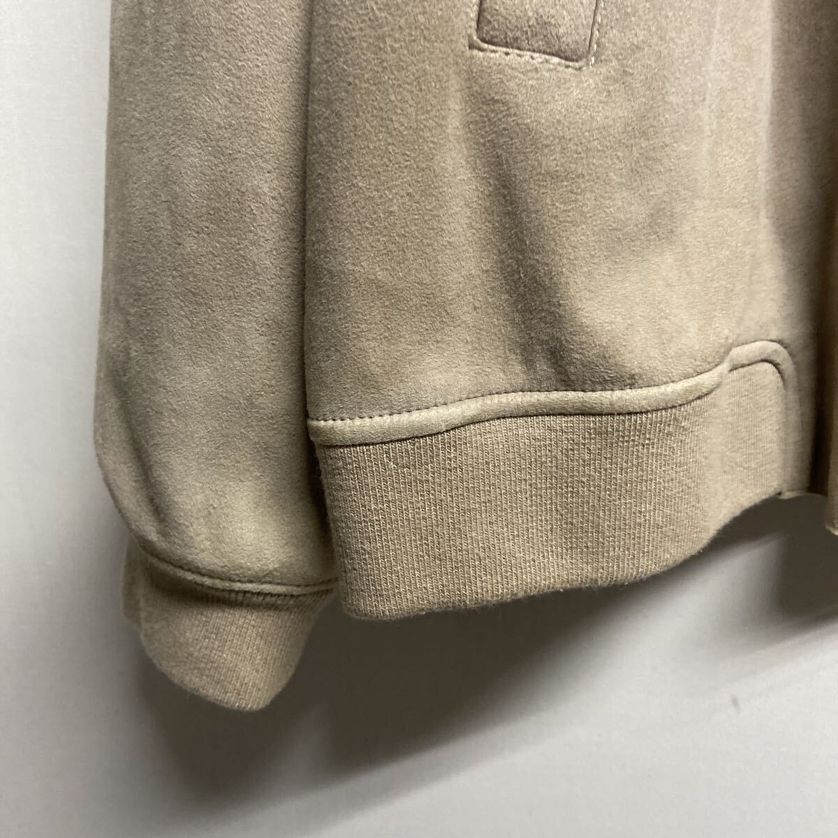 【HERNO ヘルノ】41758-37583-5 ジャケット サイズ50 ベージュ レザー 無地 イタリア製 2510oki h_画像8