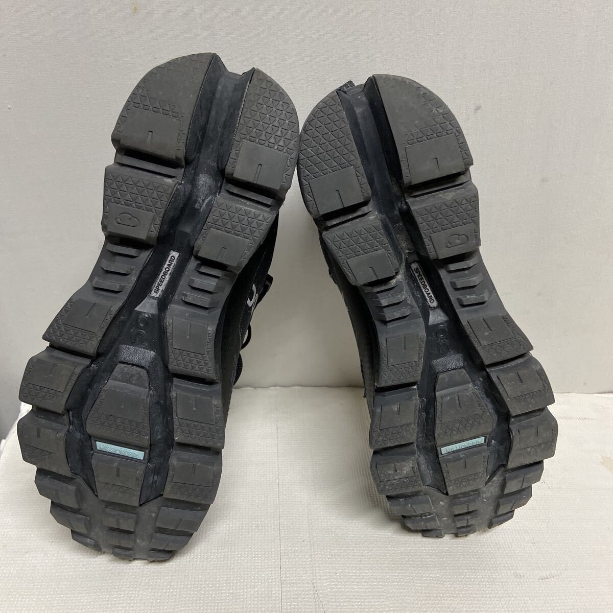 【on cloud X オンクラウド】Cloudwander Waterproof ローカットスニーカー 24.5cm ブラック 2510oki h_画像8