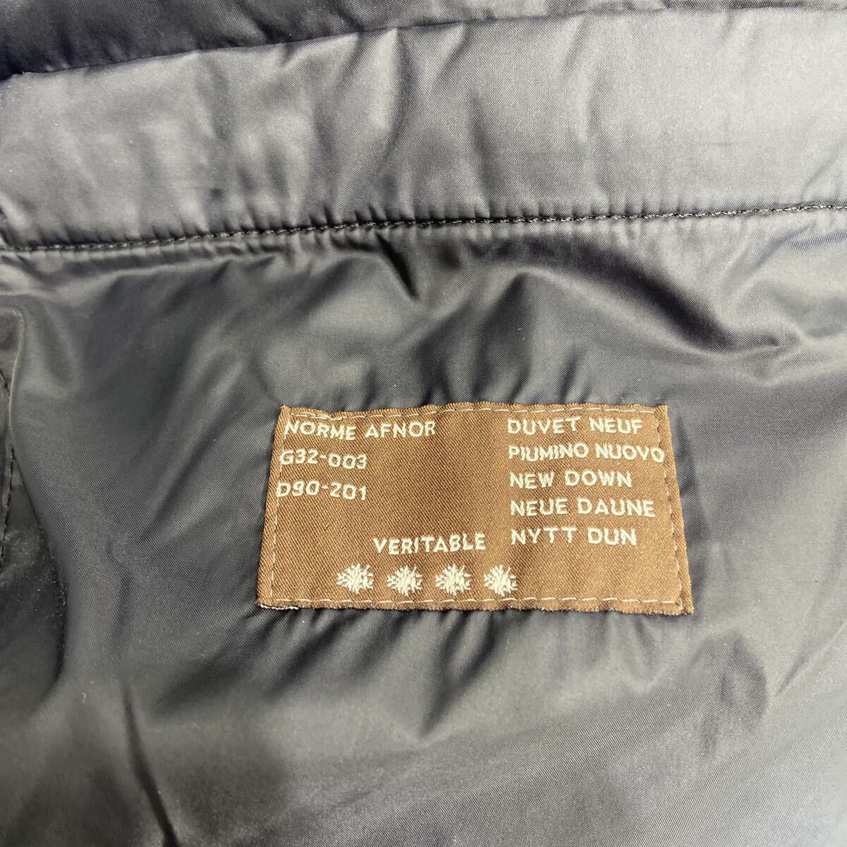 【MONCLER モンクレール】220-091-41329-52 ダウンジャケット ベージュ サイズ00 ナイロン 無地 フード取外し可能 2510oki t_画像8