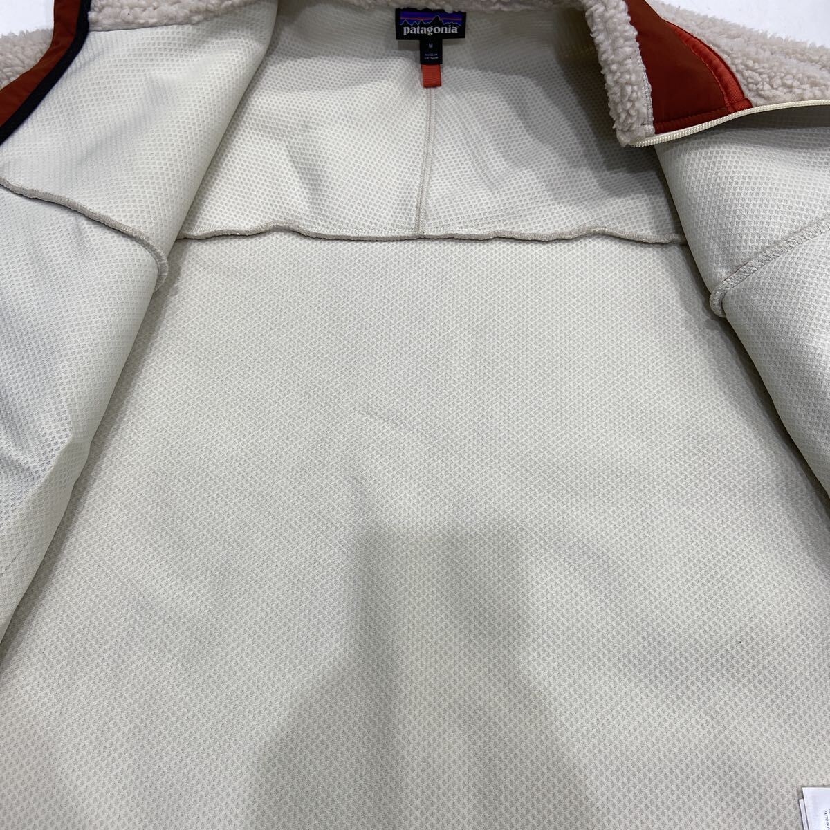 【patagonia パタゴニア】STY23056FA20 フリースジャケット ベージュ Mサイズ ポリエステル アウター 2510oki t_画像6