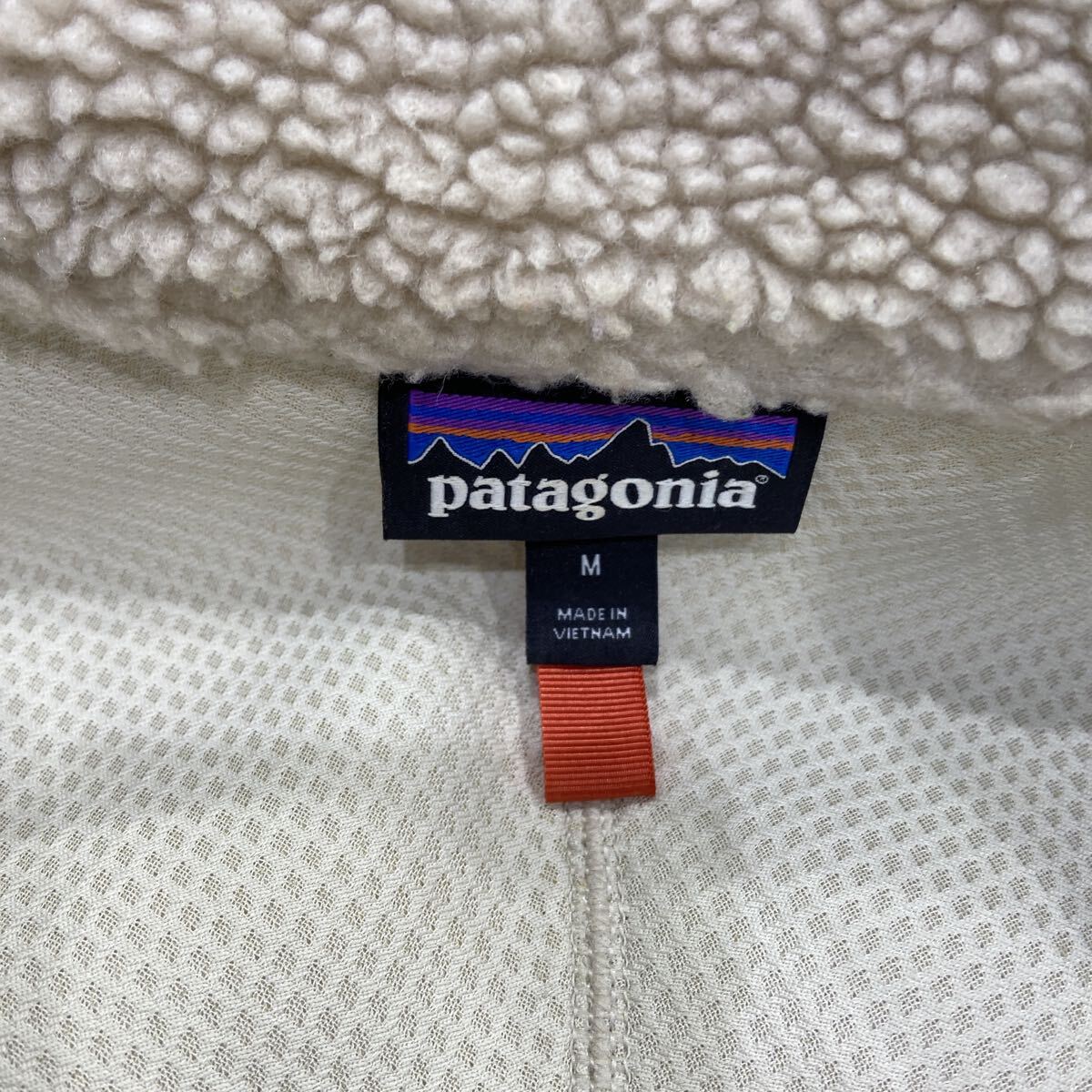 【patagonia パタゴニア】STY23056FA20 フリースジャケット ベージュ Mサイズ ポリエステル アウター 2510oki t_画像7