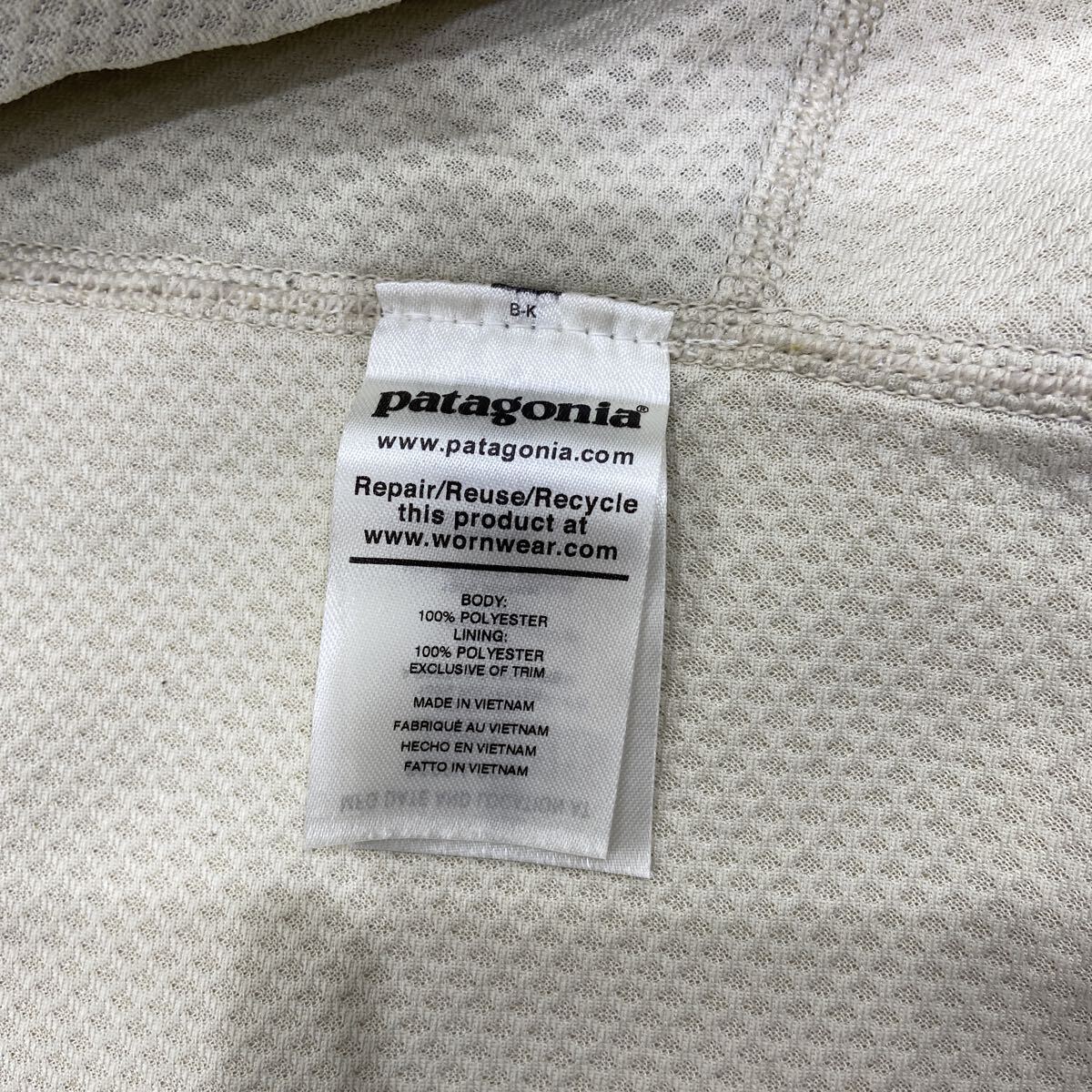 【patagonia パタゴニア】STY23056FA20 フリースジャケット ベージュ Mサイズ ポリエステル アウター 2510oki t_画像8