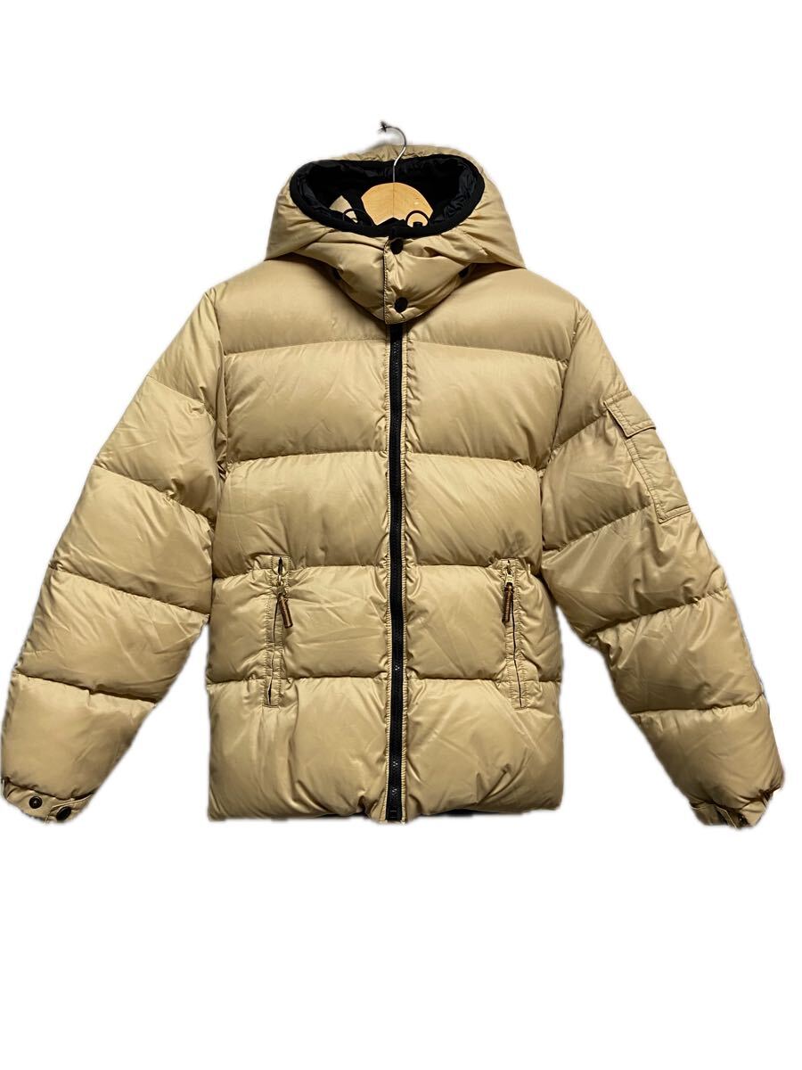 【MONCLER モンクレール】220-091-41329-52 ダウンジャケット ベージュ サイズ00 ナイロン 無地 フード取外し可能 2510oki t_画像1