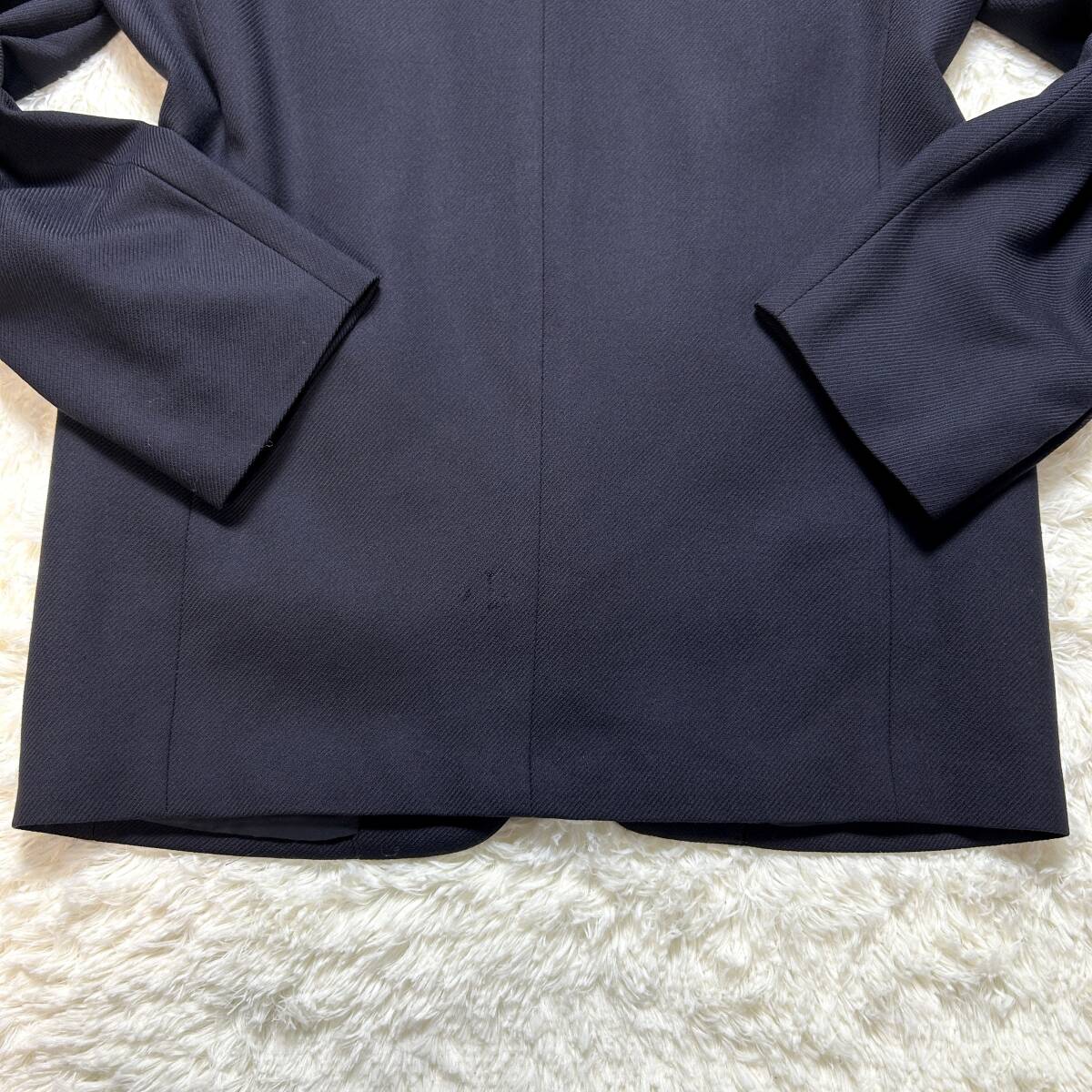 美品/スーパー120/デルフィノ◎REDAELLI レダエッリ BARNEYS NEWYORK バーニーズニューヨーク テーラードジャケット 紺ブレ L相当 ネイビー_画像9