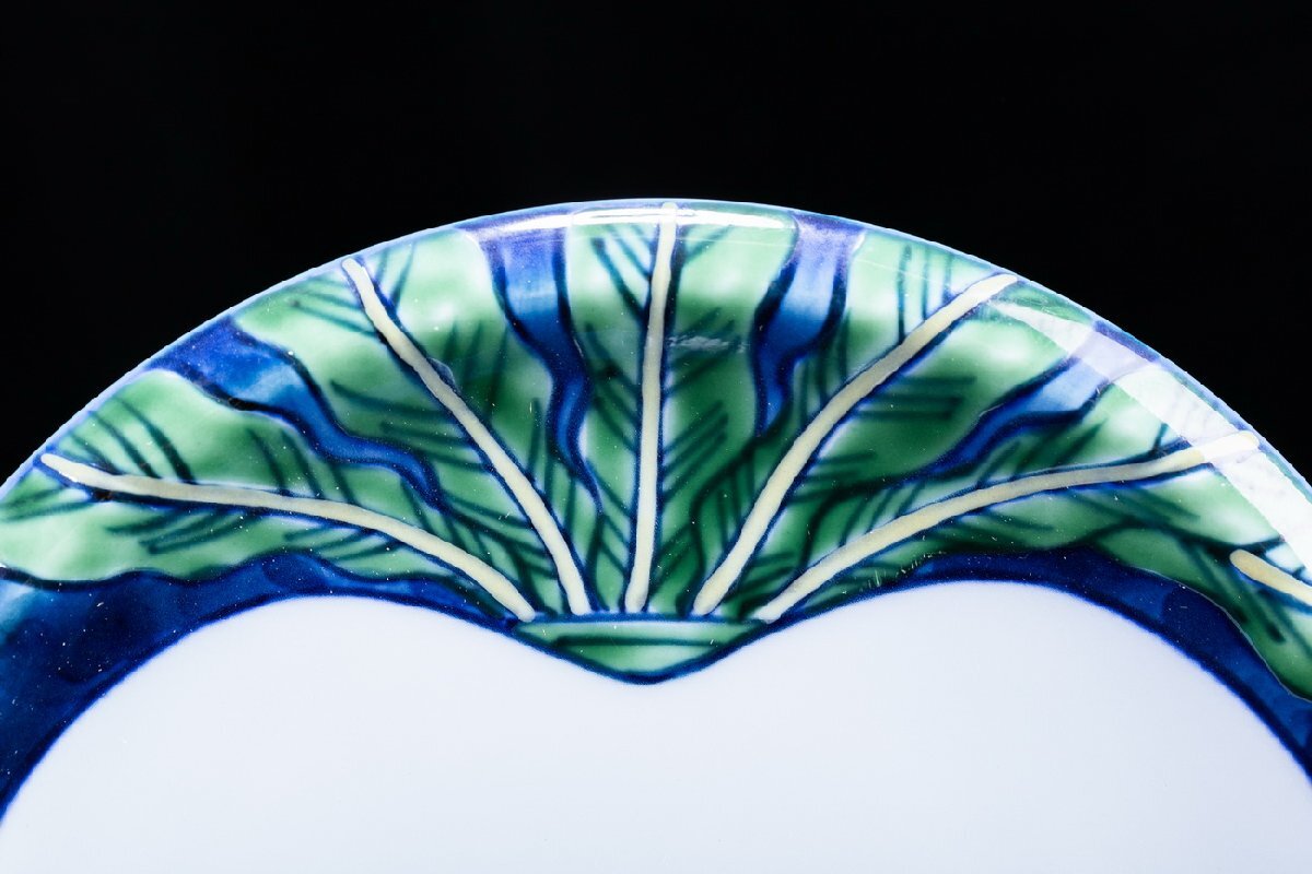 【珍品堂】1円から P22-V04 有田焼 館林源右衛(wèi)門窯 染錦 蕪絵 銘々皿 在銘 五枚 取皿 徑16.5cm 共箱 木箱 名窯 和食器 懐石 骨董品 古美術(shù)