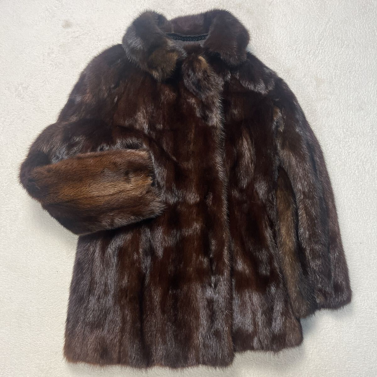 毛皮 リアルファー ラムレザー MINK ミンク ショール ロング丈 ハーフ丈 コート サファイアミンク デミバフミンクエンバ まとめ 8点 セット_画像5