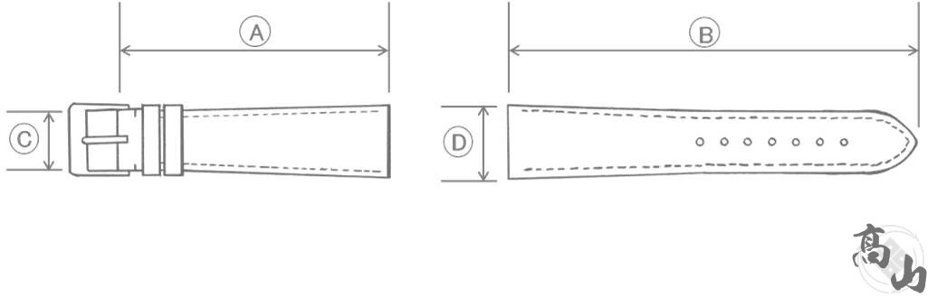C03W012J0 SEIKO グランドセイコー 19mm 純正革ベルト カーフ ブラウン SBGW269G/9S64-00A0用 ネコポス送料無料_画像6