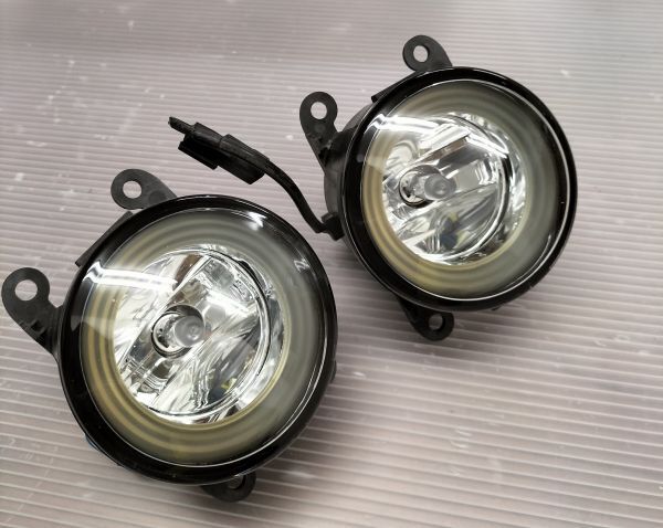 ★　日産　デイズ　ハイウェイスター　B21W　フォグランプ　左右セット　青色リングタイプ　フォグ本体のみ　★純正中古部品　自管理5ta347_画像1