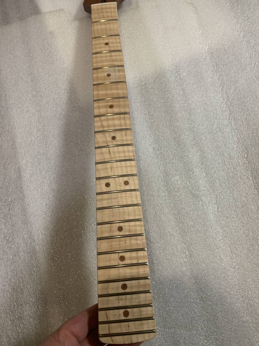 ST トラ マホガニー 指板メープルネック  ネック NO1_画像9