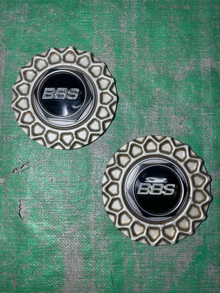 BBS ホイールキャップ 2枚セット ロック式0924036.0923131.0923133.0923137 GERMANY ハブキャップ センターキャップ ③_画像1