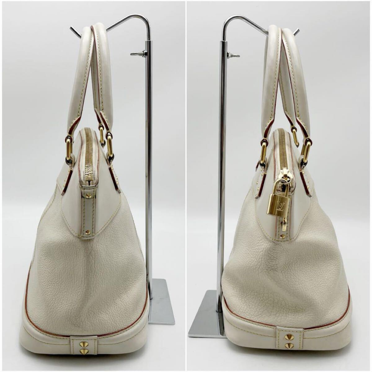 LOUIS VUITTON　ルイヴィトン　ロックイットPM スハリ ハンドバッグ　手提げバッグ　ホワイト系　M91887　TH1016_画像2