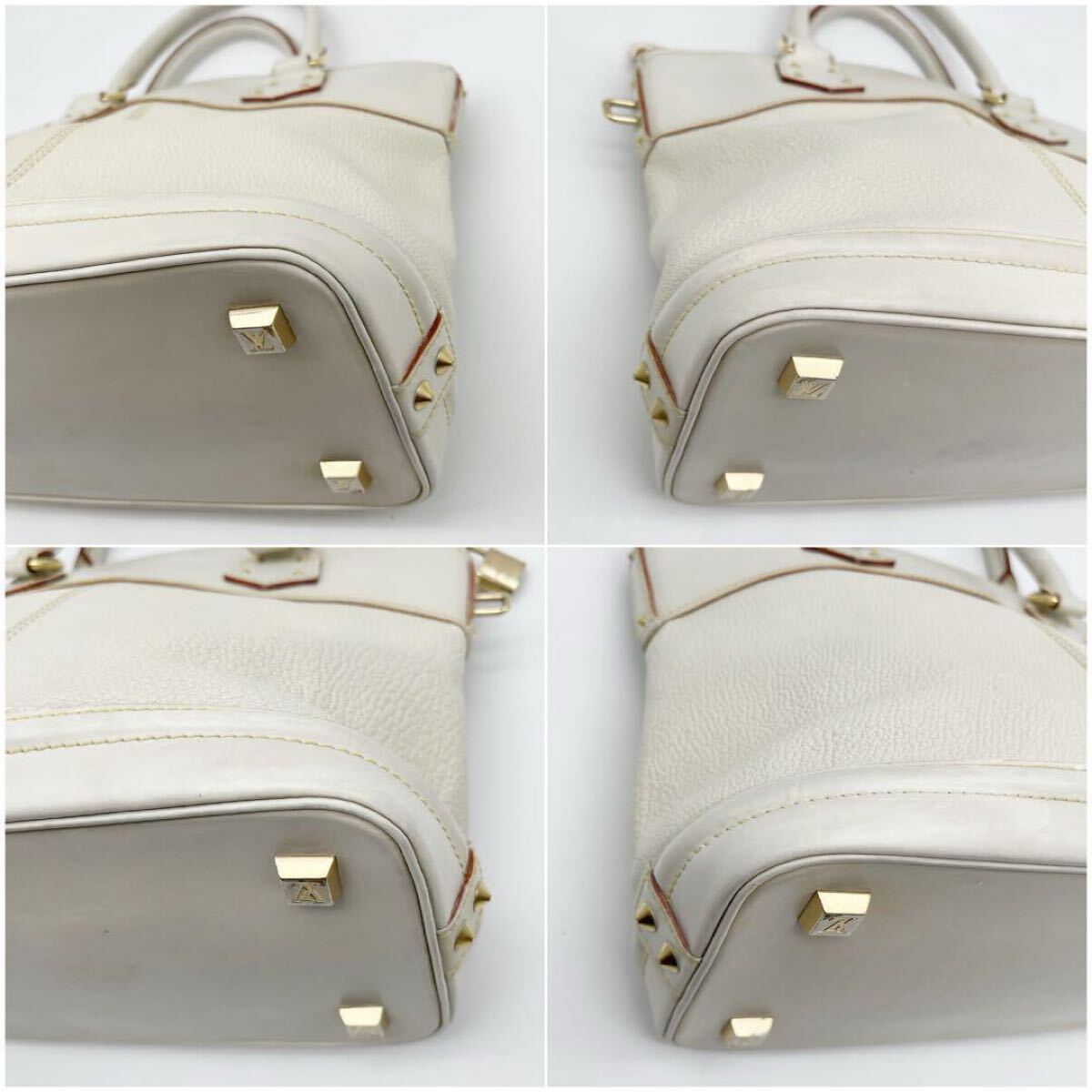 LOUIS VUITTON　ルイヴィトン　ロックイットPM スハリ ハンドバッグ　手提げバッグ　ホワイト系　M91887　TH1016_画像3