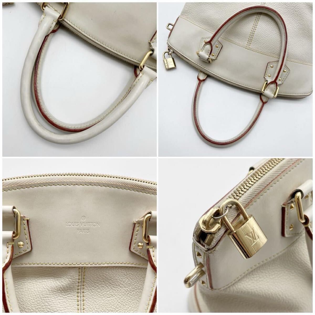 LOUIS VUITTON　ルイヴィトン　ロックイットPM スハリ ハンドバッグ　手提げバッグ　ホワイト系　M91887　TH1016_画像5
