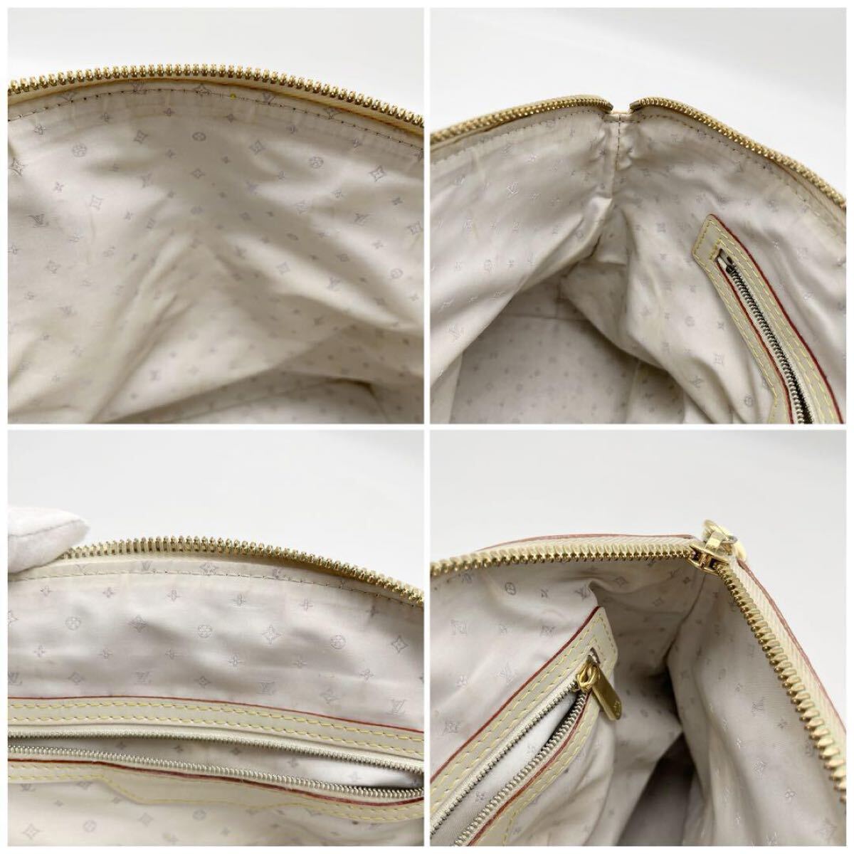 LOUIS VUITTON　ルイヴィトン　ロックイットPM スハリ ハンドバッグ　手提げバッグ　ホワイト系　M91887　TH1016_画像9