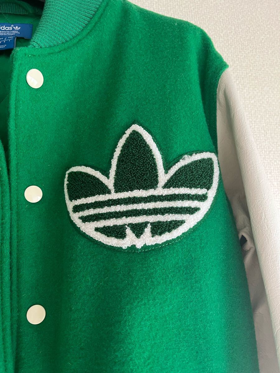 adidas × NIGO Varsity Jacket Green 2014 Japan Exclusive JASPO O (L-XL) Rare Vintage アディダス × NIGO ジャケット 日本限定_画像1