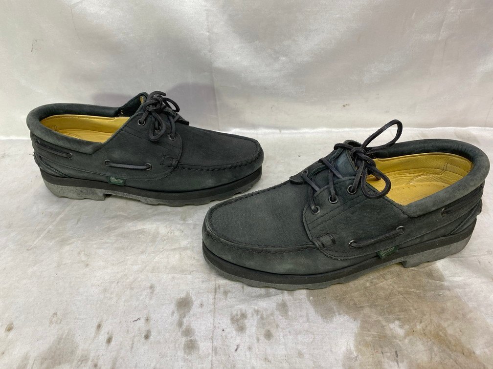 PARABOOT for ARPENTEUR Paraboot a- авторучка toru специальный заказ Испания производства SAFARI BRIAC SHOES deck shoes размер :8 цвет : темно-синий серия 