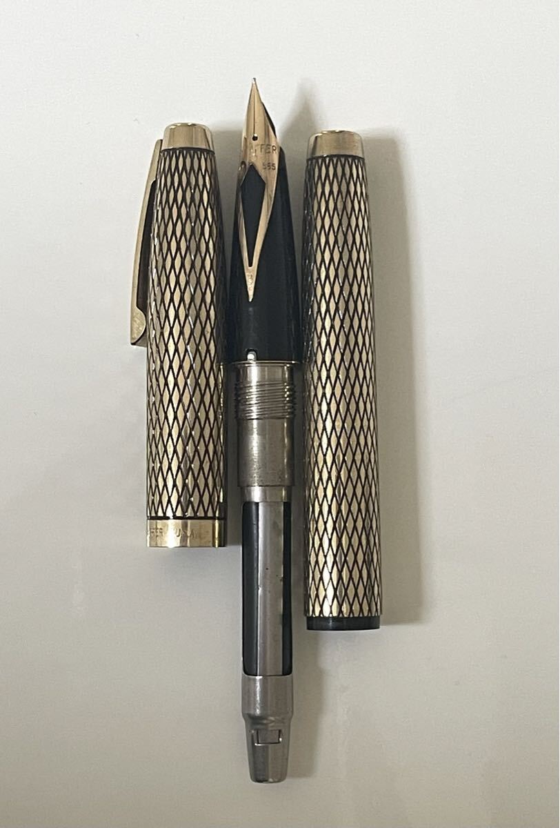 SHEAFFER シェーファー 万年筆 ペン先14K 585 刻印　 筆記用具　筆記未確認　10063C_画像8