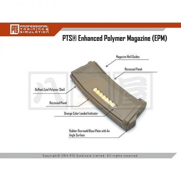 送料185円～ ★ PTS ENHANCED POLYMER MAGAZINE EPM EPマガジン エンハンスド ポリマー マガジン ブラック MP-PT096450307_画像2