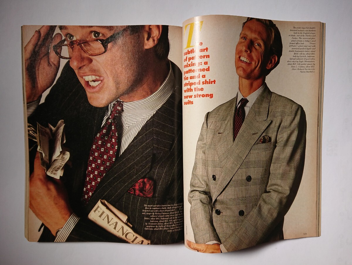 GQ US 1986年 9月号 表紙 ゲイリー・フェンチク_画像7