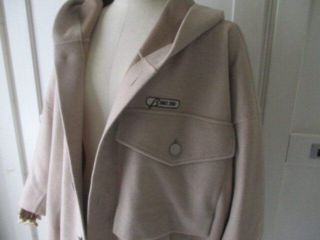 ◆ β（ベータ）　メルトンフリースビックフーディコート　新同　定価３７，０００◆_画像2