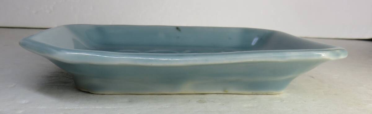 青磁　四角皿　１枚　鳳凰_画像2