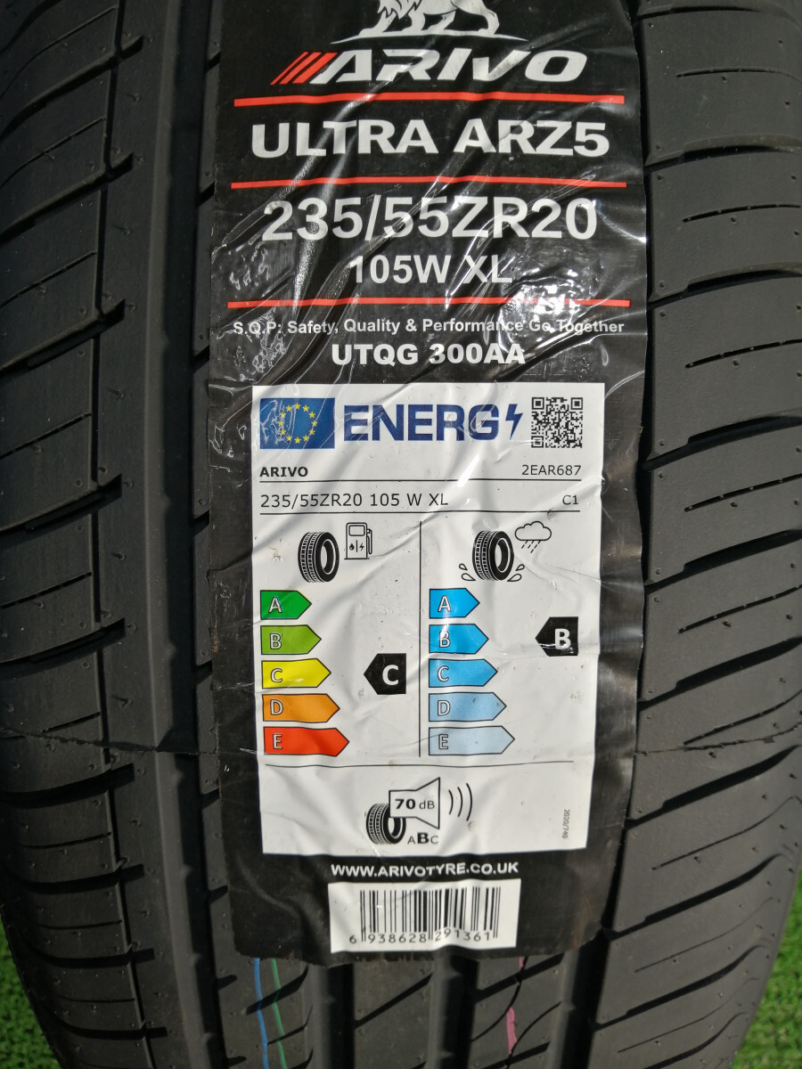 235/55R20 105W XL ARIVO ARZ5 新品 サマータイヤ 4本セット 2025年製 ※本州送料無料 235/55/20 夏タイヤ_画像4