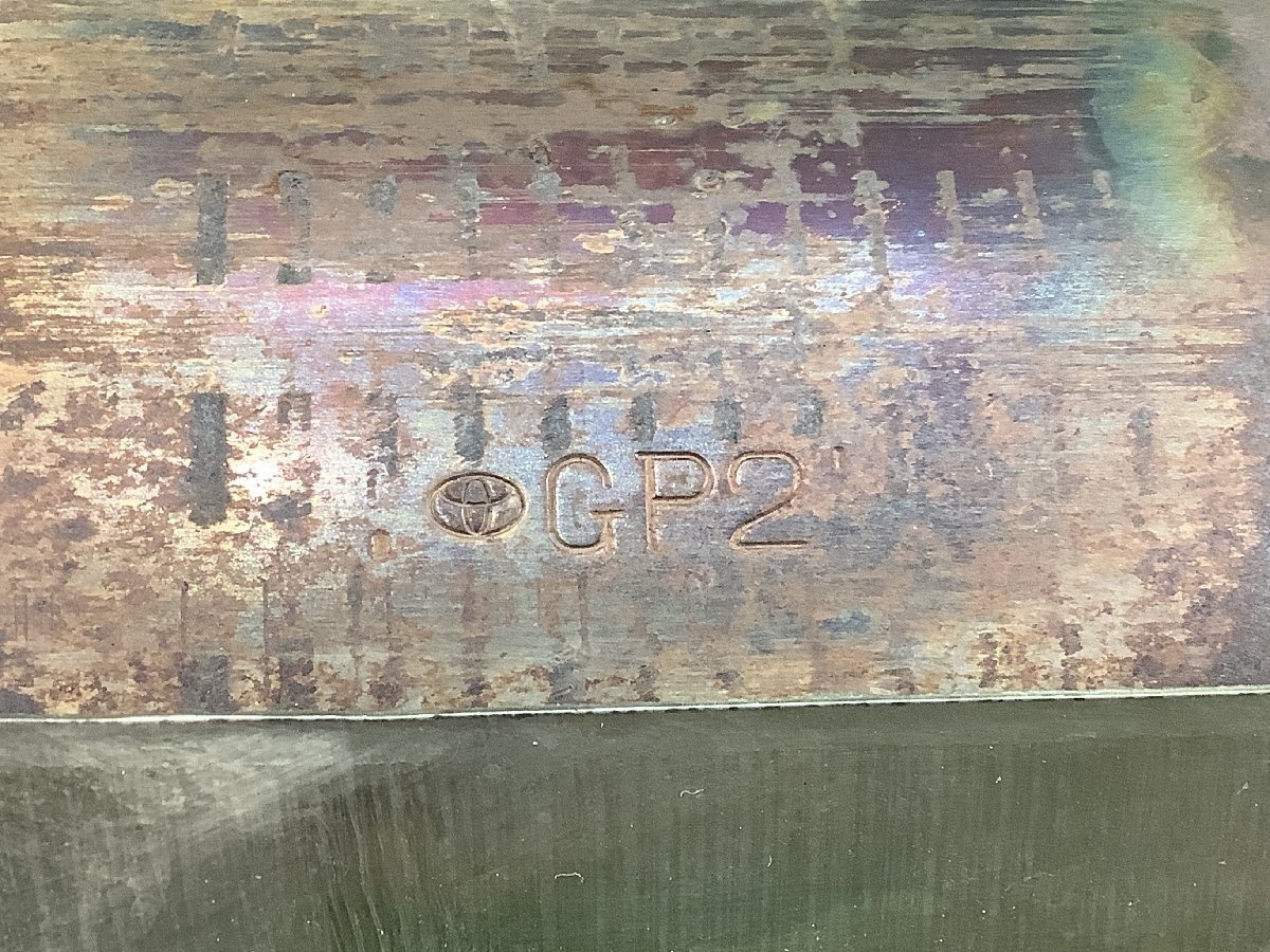 自動車 触媒 トヨタ 純正 ZVW41 プリウスα 2ZR-FXE 1本 刻印 GP2/TB2 素材用 コア レアメタル キャタライザー パラジウム ロジウム_画像6