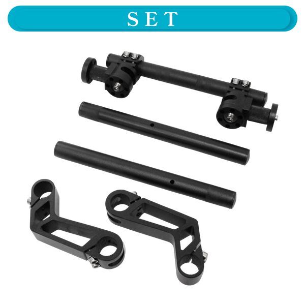 ю универсальный отдельная рукоятка комплект φ22mm черный угол / длина регулировка возможность складной отдельные ручки aluminium стружка (процесс образования во время фрезеровки) MSX Glo mGROM Monkey 