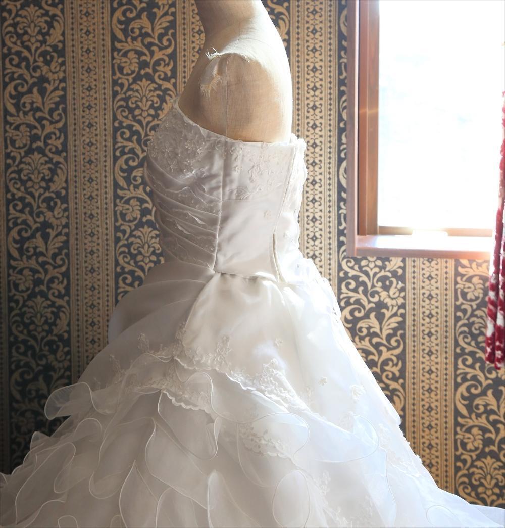 371大きいサイズLoveryWedding豪華な高級ウエディングドレス11号13号15号L~3Lサイズクラウディア_画像6