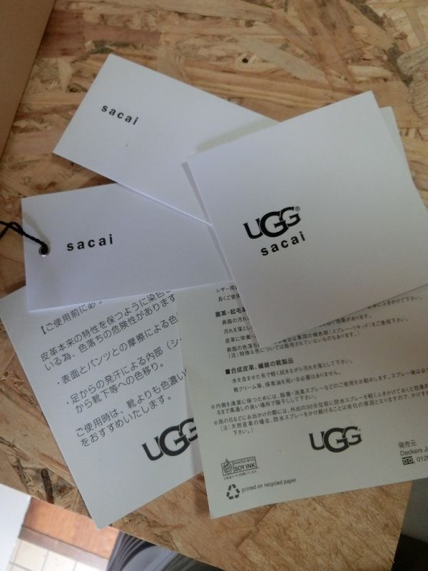 UGG x sacai KNIT CLASSIC MINI II ニット クラシック ミニ 2 US10 28.0cm ブラック #1102990 サカイ アグ_画像7