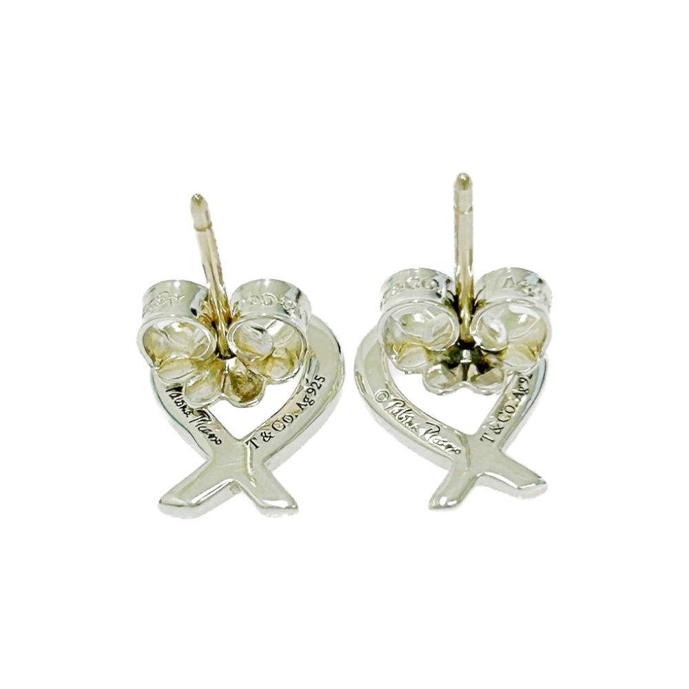 【箱付き】 TIFFANY&Co. ティファニー シルバー パロマピカソ ラビングハート ピアス 1.4g 925刻印 493731 ピアス_画像4
