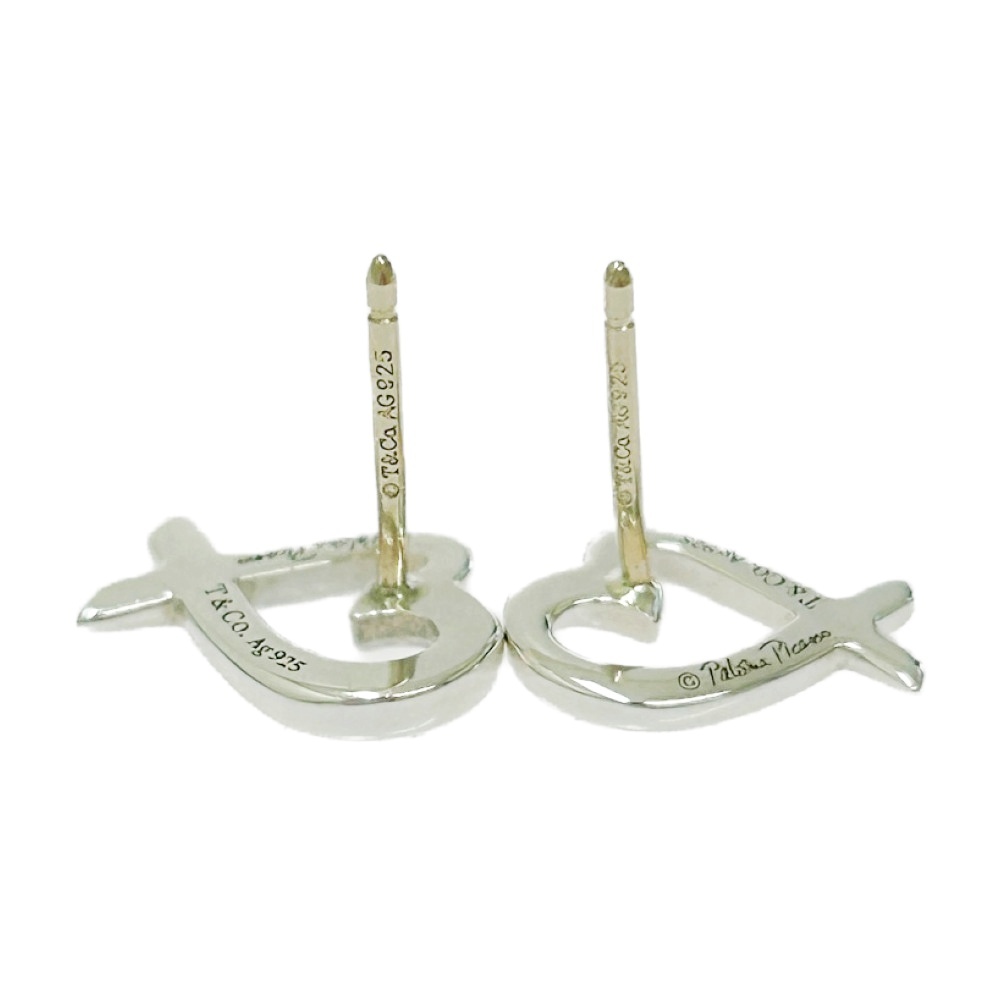 【箱付き】 TIFFANY&Co. ティファニー シルバー パロマピカソ ラビングハート ピアス 1.4g 925刻印 493731 ピアス_画像6
