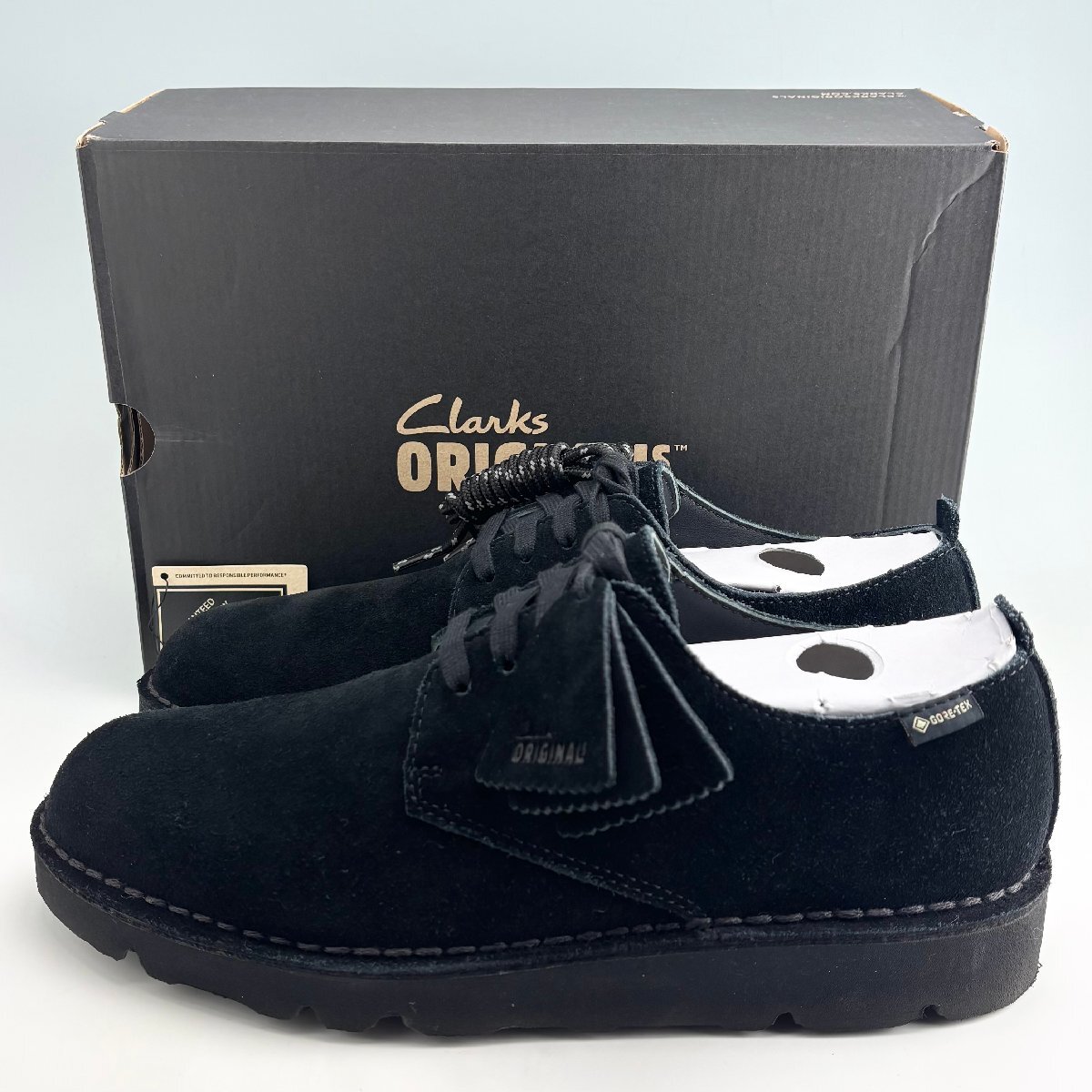 美品 Clarks DSRT London GTX us8.5 26.5cm クラークス デザートロンドン GORE-TEX_画像1