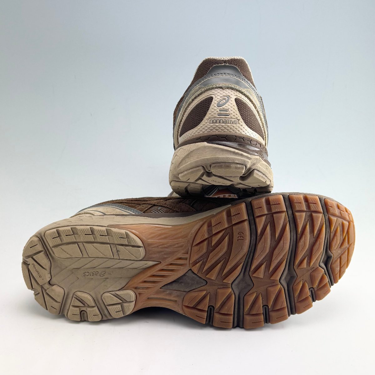 美品 asics × nonnative GEL-TERRAIN GTX BROWN STORM us9 27cm アシックス ノンネイティブ_画像4