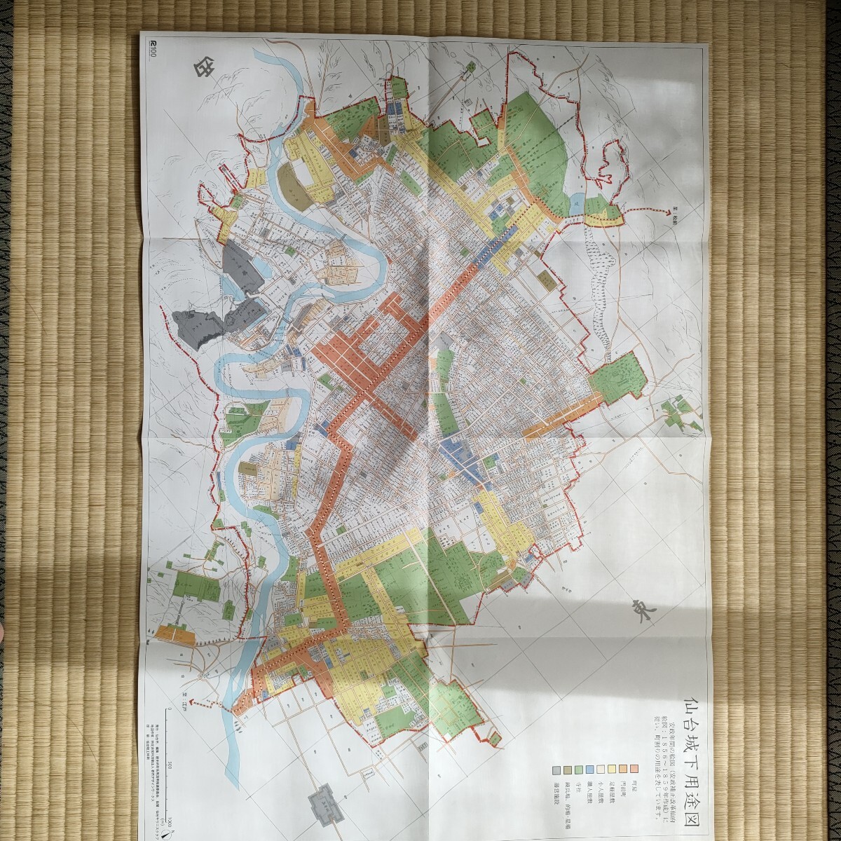 仙台復刻古地図　１枚_画像6