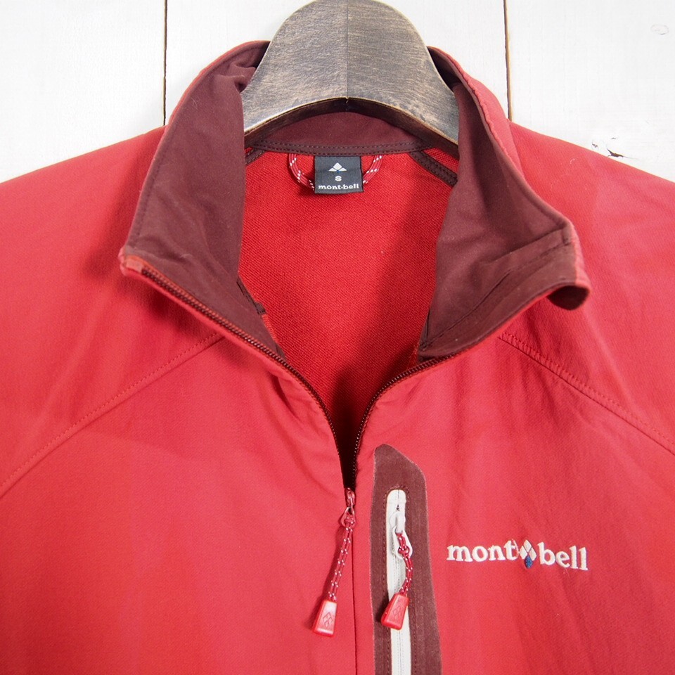 モンベル mont-bell クラッグジャケット Men's/1106555/ストレッチナイロンジャケット(S)エンジ_画像2