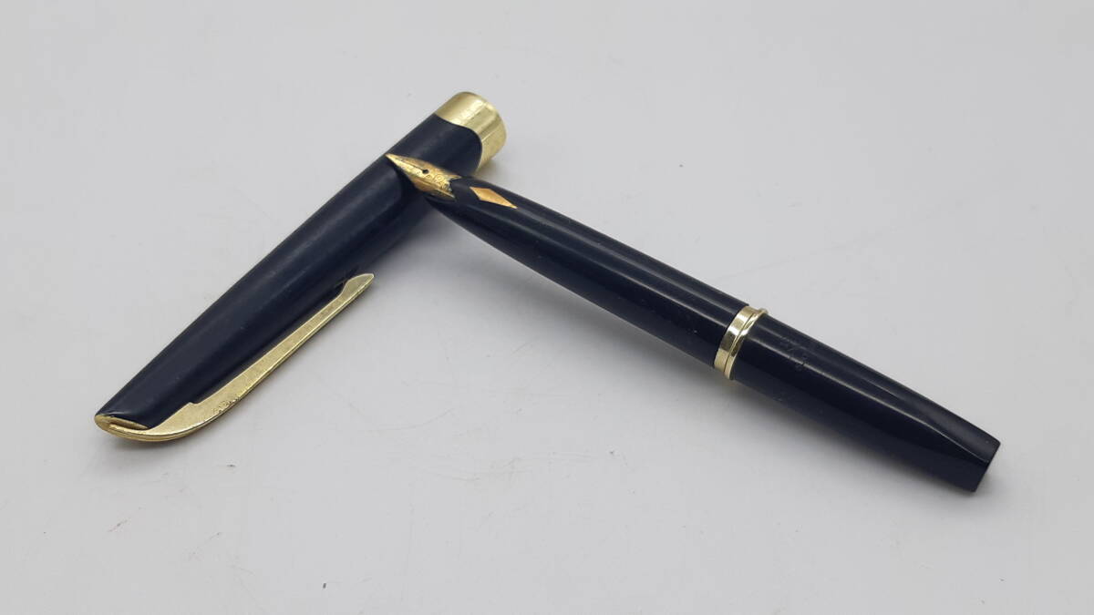 PLATINUM　プラチナ 万年筆 18K 細軟 　■9169 _画像1