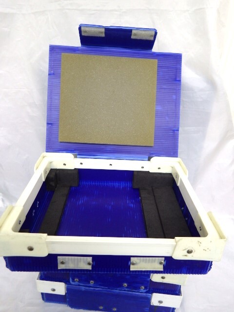 ☆2個セット！精密機器輸送用プラ段ケース！34×27×8cｍ！(＃Ｙ-1152)「80サイズ」☆_画像4