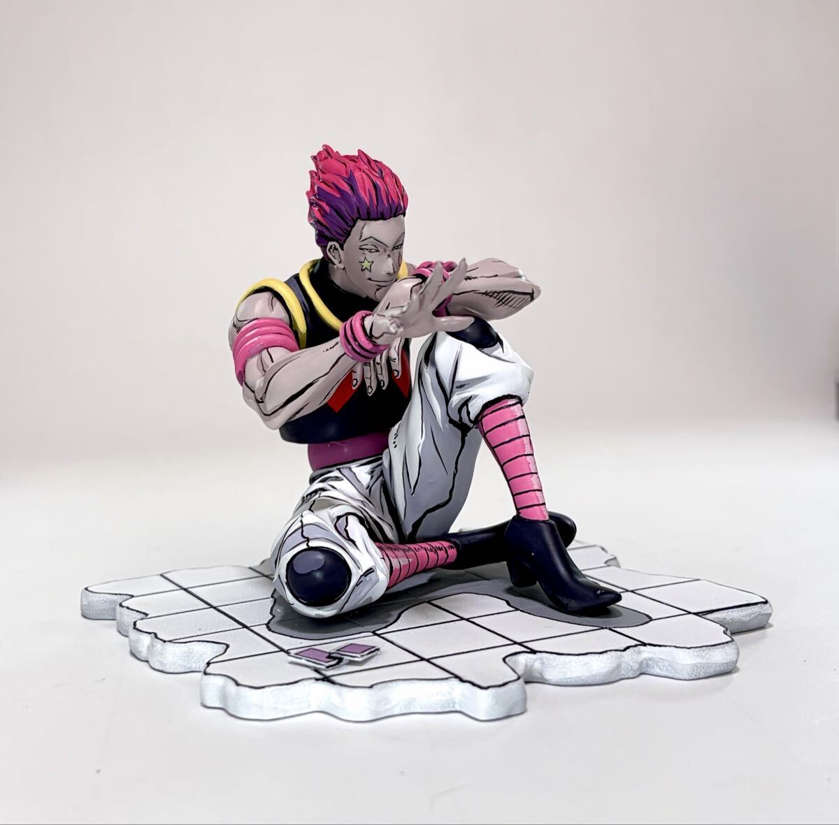 ジョジョ風 ハンターハンター Memorable Saga Special ヒソカ フィギュア リペイント HUNTER×HUNTER 二次元塗装 正規品 箱有の画像6