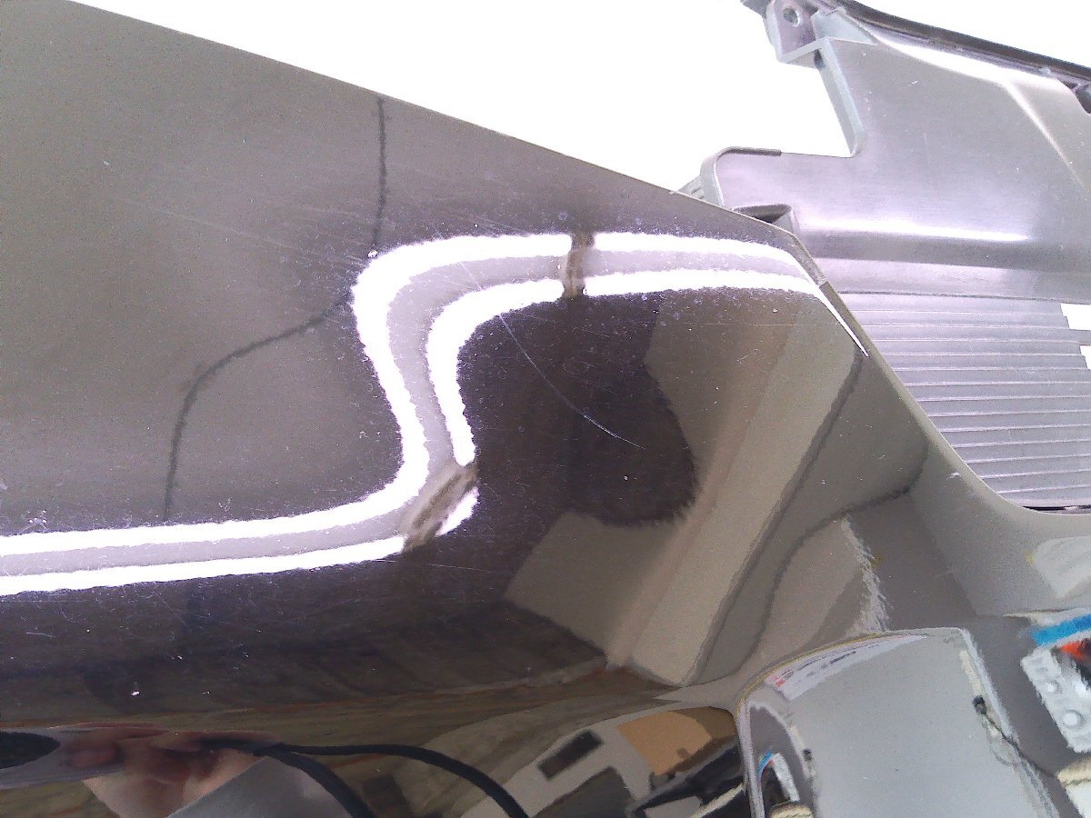 N-BOX カスタム JF1/JF2 フロントバンパー スマートブラック(NH850)/71100-TY0-N000 中古品[H215-BF5373]_画像4