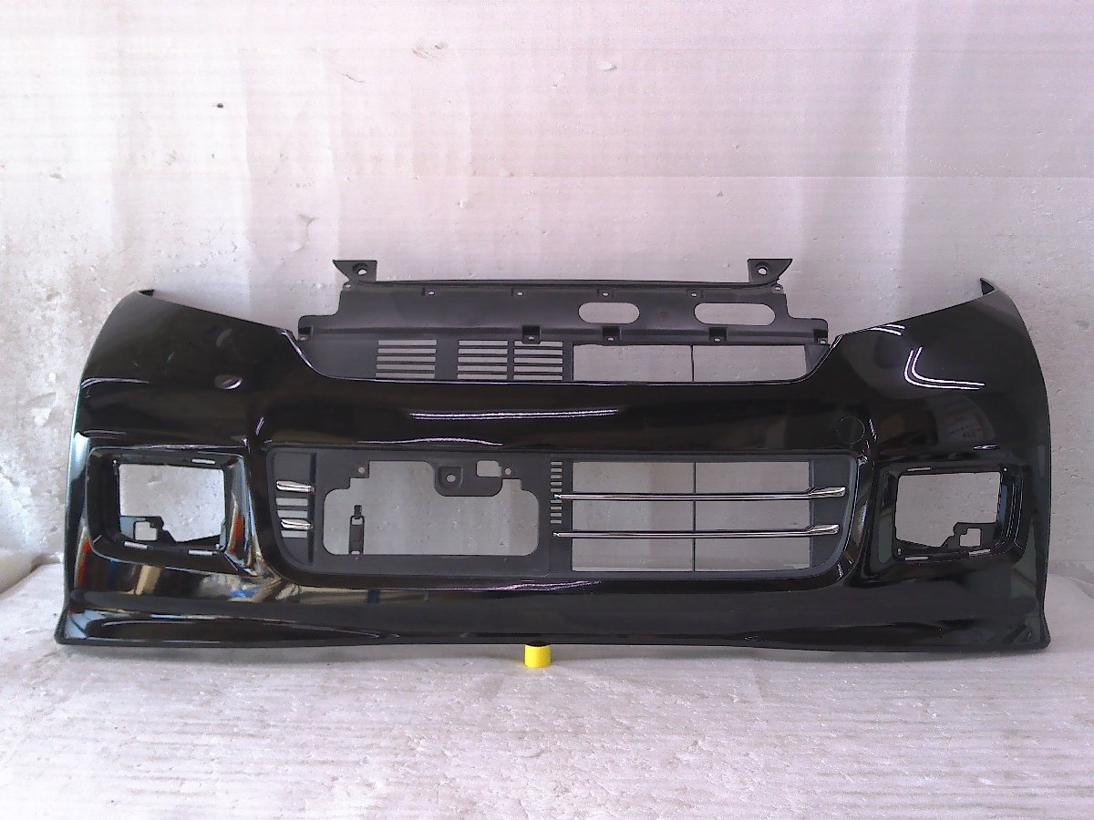 N-BOX カスタム JF1/JF2 フロントバンパー スマートブラック(NH850)/71100-TY0-N000 中古品[H215-BF5373]_画像1