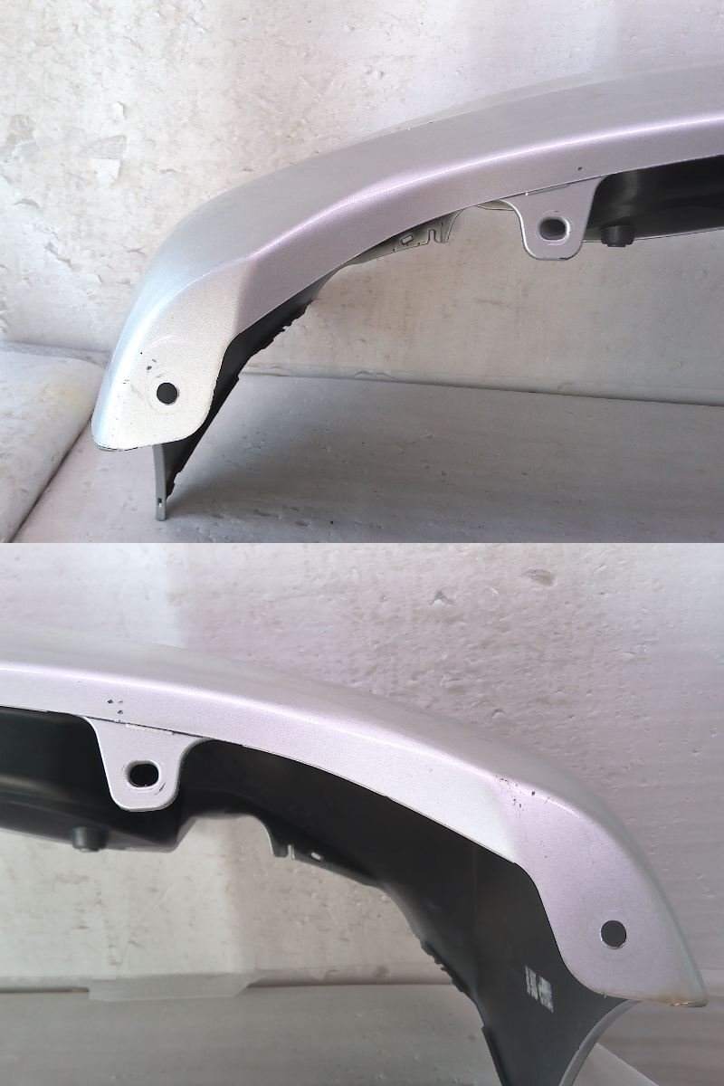 ヴィッツ KSP130/NCP130 リアバンパー シルバー/52159-52740 中古品[H215-BR4777]_画像8