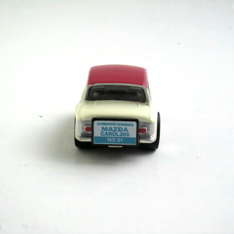 ちびっこチョロQ★マツダ キャロル 360 NO.51★アイボリー/マルーン _画像3