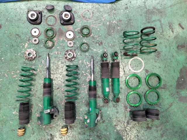 固着なし!! H92W 日産 オッティ ライダー 社外 TEIN テイン 車高調 ストリートベイシス 減衰調整なし_画像1