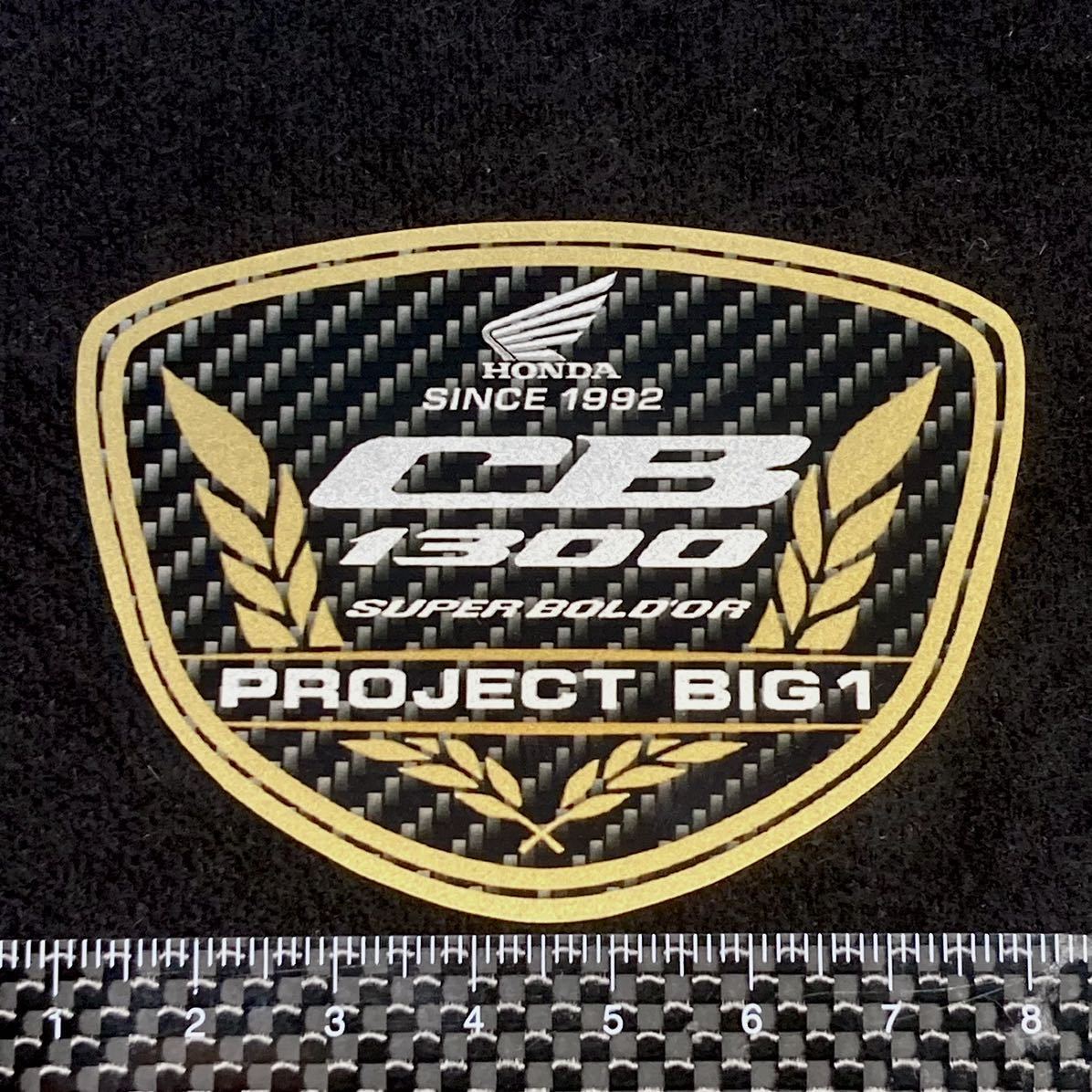 #7-綾 HONDA CB1300SB メタリックステッカー 綾織カーボン調_画像1