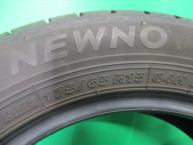 2024年製 ☆ 175/65-R15 175/65R15 ブリヂストン NEWNO 中古タイヤ2本　　②_画像4