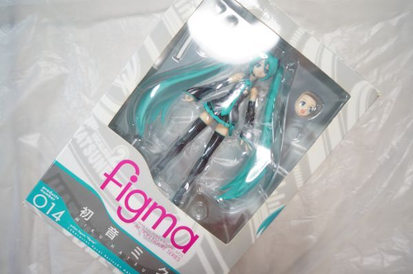 ★初音ミク フィグマ figma 014 マックスファクトリー アクアションンフィギュアシリーズ ボーカロイド 開封品_画像1