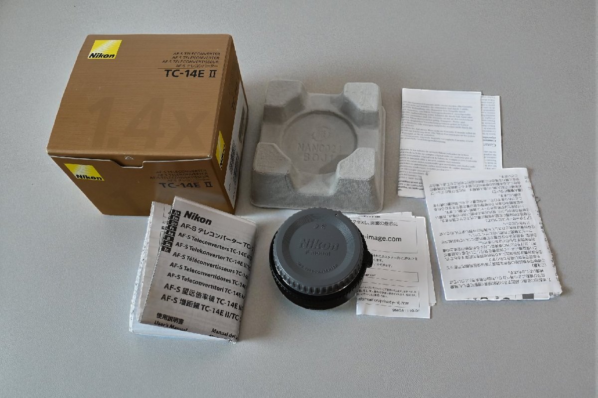 ○Nikon テレコンバーター AF-S TELECONVERTER TC-14E II フルサイズ対応 古道具のgplus広島2510ｋ_画像1
