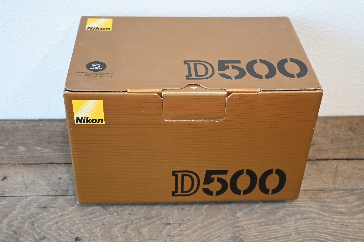 ○Nikon ニコン　D500　一眼レフカメラ 空箱　デジタルカメラ　古道具のgplus広島2510ｋ_画像1